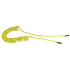 Air Hose Flexeel Coiled 25' Yellow