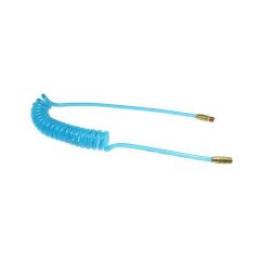 Air Hose Flexeel Coiled 25' x 1/4" Blue