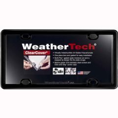 License Plate Clear Cover, Black Frame